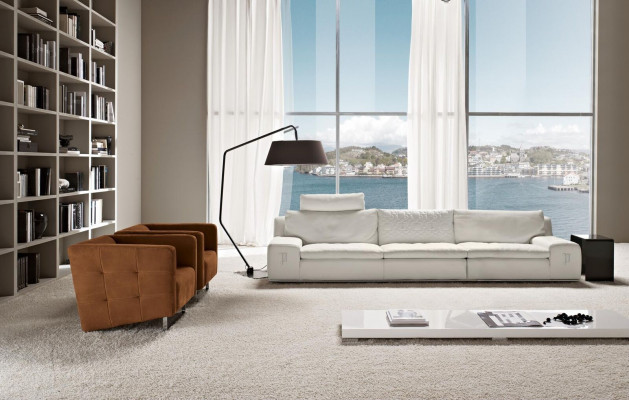 Sofa 4 miejsce do siedzenia Luksusowa Designerska Kanapa Sofa Luksusowe Sofy Tapicerowane Włoskie Meble