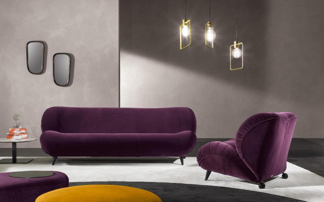 Prianera Luksusowa Sofa 3 miejsce do siedzenia Sofy Siedziba Material Design Couch Meble Style Włókienniczy Nowość