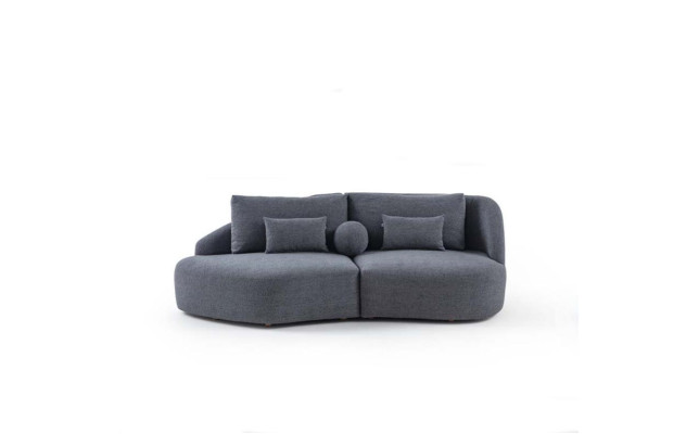Stylowy Szary Trzyosobowy Pokój Dzienny 3-miejsce siedzące Sofa Nowoczesne Kanapy