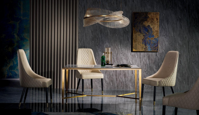 Stół obiadowy Tabela Grupa jadalnia salon stoły Ustawić Drewno Design