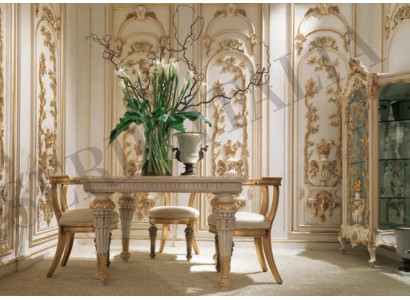 Tabela Stół obiadowy Drewno Stoły jadalnia stoły Design Drewno Luxury Meble Włochy