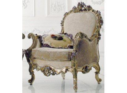 Fotel Biblioteka Czytanie Krzesło UszyFotel Sofa Podkładka Włoskie Meble Luxury