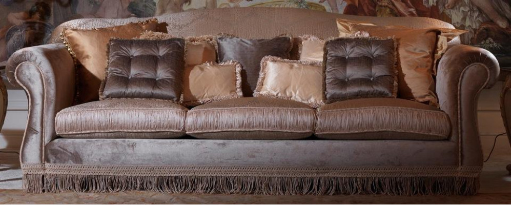 Sofa trzyosobowa Sofa 3-miejsce siedzące designerska sofa o nowoczesnym designie brązowa