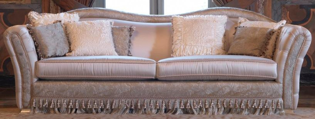 Sofa trzyosobowa Chesterfield klasyczna Żywy krajobraz sofa tekstylna 3 Siedziba New
