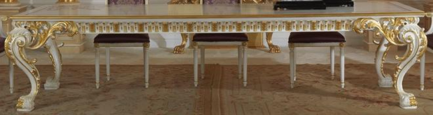 Stół obiadowy jadalnia Salon Drewno Tabela Design Meble Solidne drewno stoły Włochy