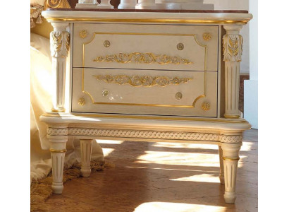Stolik nocny Design Tabela Meble Szafki nocne Drewno Sypialnia Stolik Nowość