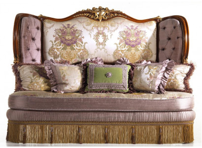 Ponadczasowa elegancja stylowa fioletowa trzyosobowa sofa Chesterfield do Twojego domu