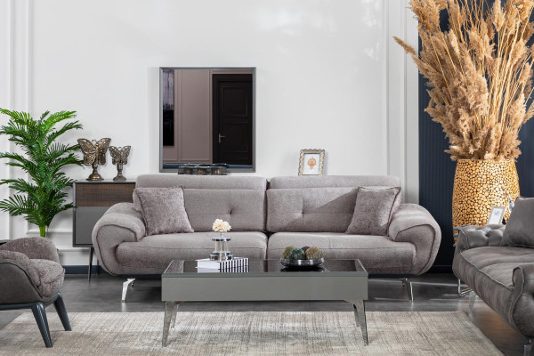 Zestaw sofowy 331 miejsce do siedzenia przy stoliku kawowym Meble Luxury Design Chesterfield Living Room