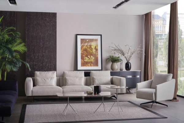 Zestaw sofowy 4 1 2x stolik kawowy Kanapy Design Couch Podkładka Sofy Modern
