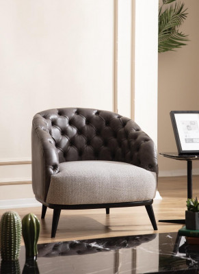 Luksusowa Sofa Jednoosobowa Fotel Chesterfield Meble Lounge Club Sofa 1-osobowa