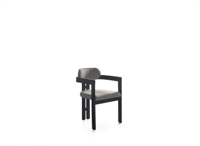 Krzesło jadalnia Modern Drewno Luxury Design Nowa Podkładka Drewno z Włókienniczy