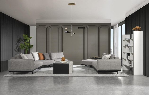 stolik kawowy salon meble luksusowy materiał Drewno nowoczesny nowy design szary