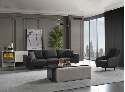 Salon Zestaw sofowy 41 miejsce do siedzenia Sofa Podkładka Luxury Meble 3-częściowa. kanapa