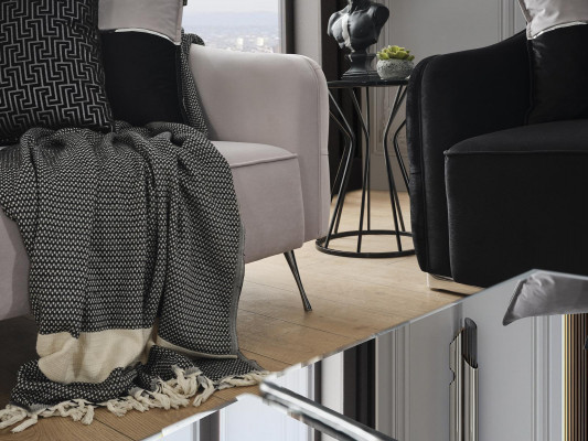 Zestaw sofowy 41 miejsce do siedzenia stolik kawowy Kompletny, designerski zestaw 3-częściowy do salonu