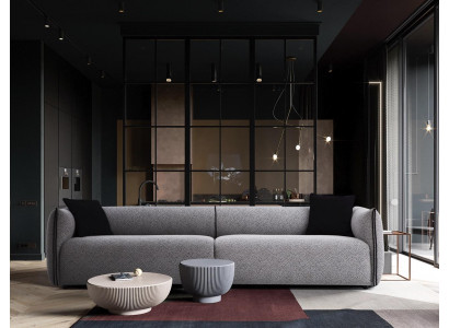 Sofy Siedziba Materiał Design Sofa trzyosobowa luksusowa 4 miejsce do siedzenia kanapa Meble Nowe