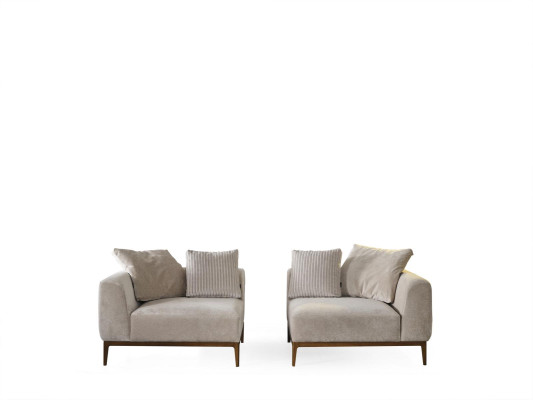 Sofa 3 miejsce do siedzenia Biały Materiał Salon Luksusowe Meble Kanapa Nowe Nowoczesne