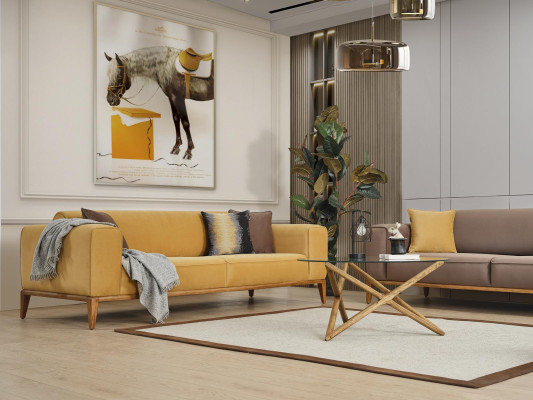 Sofa do Salonu 4 miejsce do siedzenia Luksusowa Designerska Sofa Luksusowa Podkładka Sofy Meble