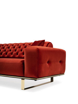 Nowoczesna praktyka kanapowa Chesterfield Meble Hotelowe Wyposażenie Luksusowa Sofa