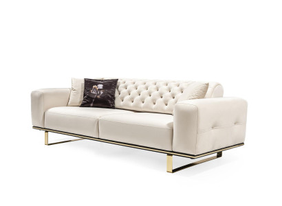 Sofa 3 miejsce do siedzenia salon luksusowa podkładka designerskiej marki Meble Chesterfield