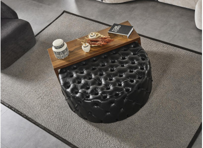 Szafka kawowa do salonu Zestaw Stołek Design Luxury Meble 2-częściowy new modern