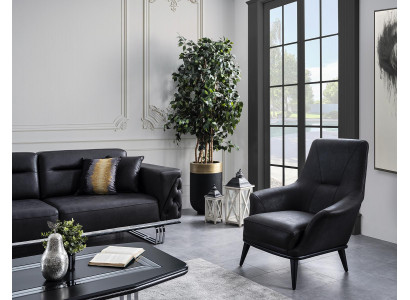 Living Room EarsFotel Fotel Design Black Club Lounge Practice