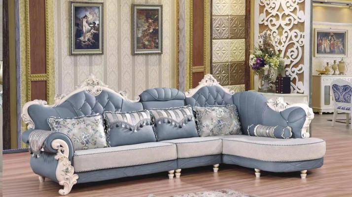 Narożniki Materiał Żywy krajobraz Narożnikowa kanapa Sofa w kształcie litery L Zestaw narożny