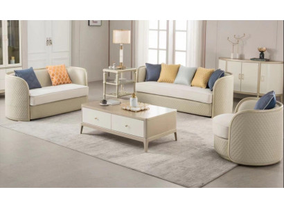Sofa materiałowa Zestaw sofowy 3+2+1 miejsce do siedzenia zestaw designerska sofa kanapy nowoczesna