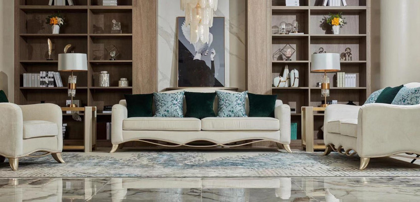 Nowoczesne kanapy Zestaw sofowy 3+2+1 miejsce do siedzenia Sofa Siedziba Kanapa Ustaw