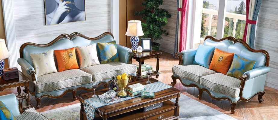 Luksusowe Meble Zestaw sofowy 3+2 miejsce do siedzenia Sofa Zestaw Kanapa Kanapa Fotel