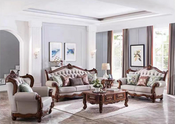 Zestaw sofowy 3+2+1 miejsce do siedzenia Grupa Sofa Fotel Sofas Classic Set