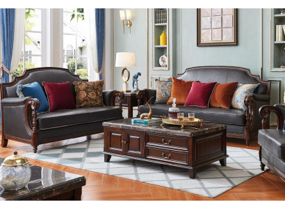 Sofa Zestaw sofowy 3+2 miejsce do siedzenia Zestaw Design Couch Classic Ustaw