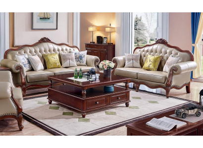 Zestaw sofowy 3+2 miejsce do siedzenia sztuczna skóra Kanapy Podkładka Ustawić Sofy