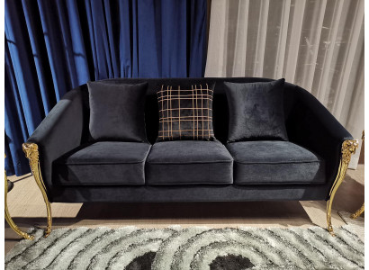 Sofa trzyosobowa Podkładka Meble Aksamit luksusowe kanapy materiałowe