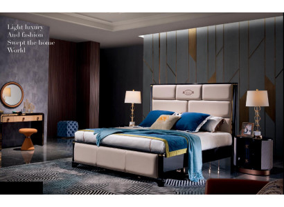 Sypialnia Łóżko Drewniane Oryginalne Drewno Łóżko Łóżko Hotel 180x200 Styl Solidne