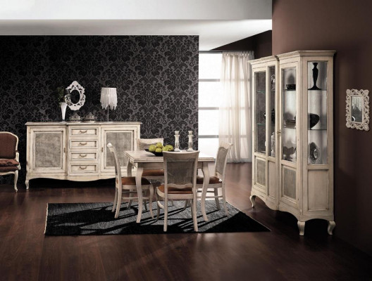 Tabela Stół obiadowy Antyk Stil Solidne drewno Meble Włoskie Drewno stoły