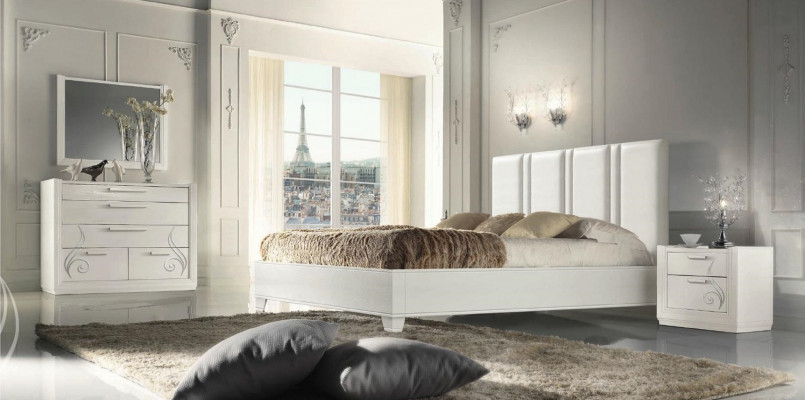 Łóżka Podwójne Łóżko Nowoczesna Rama Łóżka Łóżko Podwójne Rama Podkładki Design Nowość
