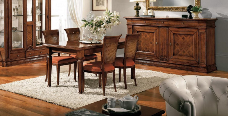 Luksusowy Włoski Stół obiadowy Design Meble Meble stoły Solidne drewno Tabela Nowy