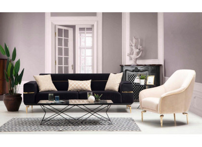 Zestaw sofowy Sofa Ustawić Sofy 3+1 Siedziba Fotel Meble Podkładka Designerskie Kanapy