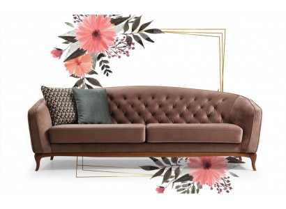 Luksusowa Sofa Projektowana Trzyosobowa Nowoczesna Kanapa Niebieskie Kanapy Meble Podkładka Loft Nowość