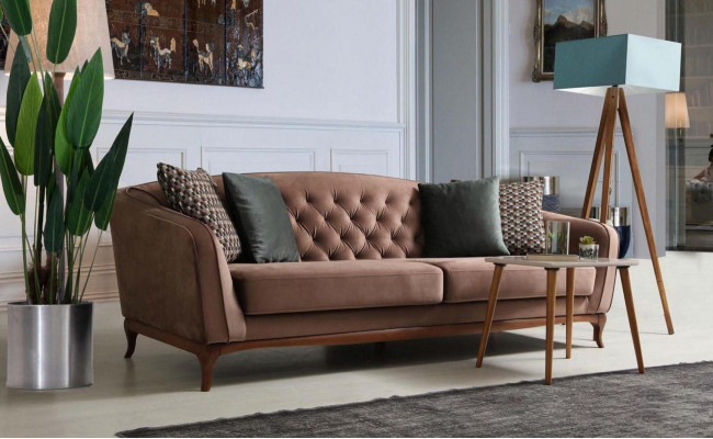 Luksusowa Sofa Projektowana Trzyosobowa Nowoczesna Kanapa Niebieskie Kanapy Meble Podkładka Loft Nowość