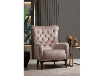 Fotel Single Seater Luxury 1 miejsce do siedzenia Podkładka Siedziba Projektant Włókienniczy Siedziba Material Modern