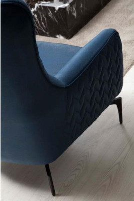Fotel Single Seater Luxury 1 miejsce do siedzenia Podkładka Siedziba Projektant Włókienniczy Siedziba Material Modern