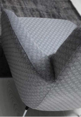 Fotel Single Seater Luxury 1 miejsce do siedzenia Podkładka Siedziba Projektant Włókienniczy Siedziba Material Modern