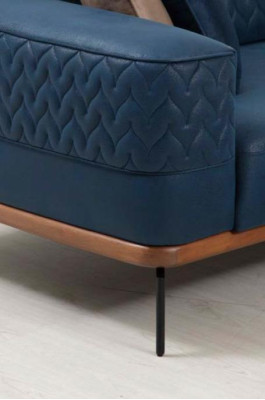 Design Trzyosobowa Nowoczesna Kanapa Niebieskie Kanapy Luksusowa Sofa Meble Podkładka Loft Nowość