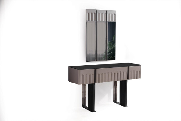 Elegancki komplet kosmetyczny Sypialnia Lustro luksusowe Meble 2-częściowe Meble