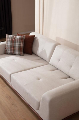 Zestaw sofowy Sofa Luxury 2x Sofy 3 miejsce do siedzenia 1 miejsce do siedzenia Modern Zestaw 3-częściowy Modern