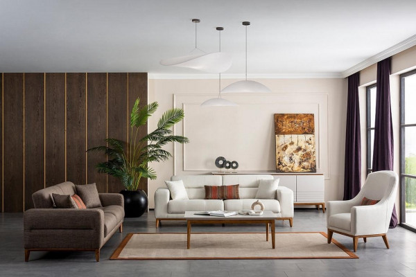 Zestaw sofowy sofa luksus 2x sofy 3 miejsce do siedzenia nowoczesny 1-osobowy 3-częściowy nowoczesny zestaw