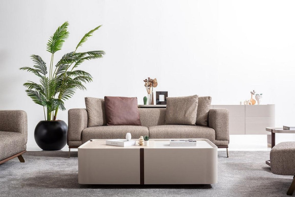 Luksusowa Sofa 4 miejsce do siedzenia Sofy Nowoczesne Sofy Tapicerowane Włókienniczy Designerska Kanapa Nowość