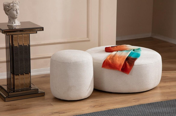 Luksusowa Podkładka Stołek Okrągły Stołek Meble do Siedzenia Designerskie Stylowe Meble