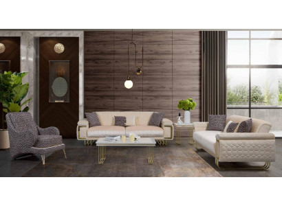 Designerski salon Ustawić luksusowy trzyosobowy stolik kawowy Stolik